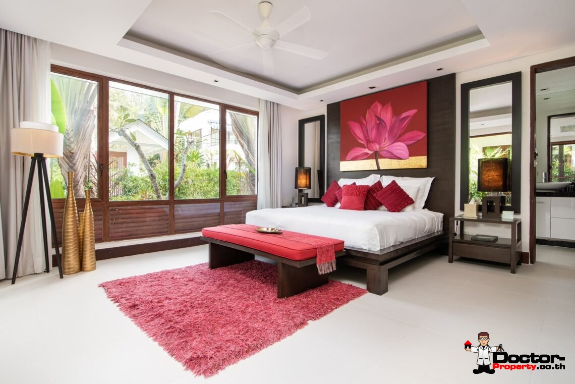 Luxurious 5 Bedroom Beachfront Residence on Ban Tai Beach, Koh Samui – For Sale